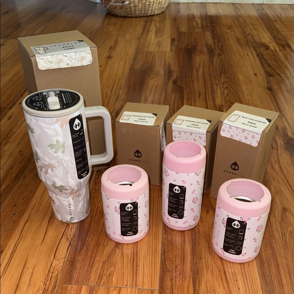 Hydro Jug Floral and Camouflage Tumbler & Can Coolers - Picture 1 of 4
